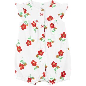 Carter's Baby Girls' Snap Up Cotton Romper