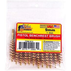 Pro-Shot Products 9mm Pistol Bore Brush Dozen Pack