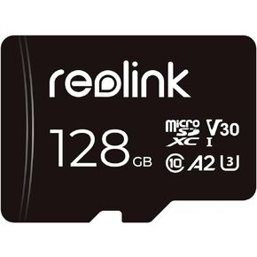 REOLINK 128GB microSDXC UHS-I Memory Card, U3, A2, V30, Class 10, Micro SD Card Compatible with Reolink Security Camera