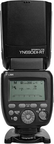 YONGNUO YN690EX-RT فلاش Speedlite اللاسلكي، GN60 TTL HSS 1/8000s فلاش الكاميرا الرئيسي والتابع لكاميرا Canon، بطارية ليثيوم أيون 2000 مللي أمبير مع واجهة شحن من النوع C in Saudi Arabia