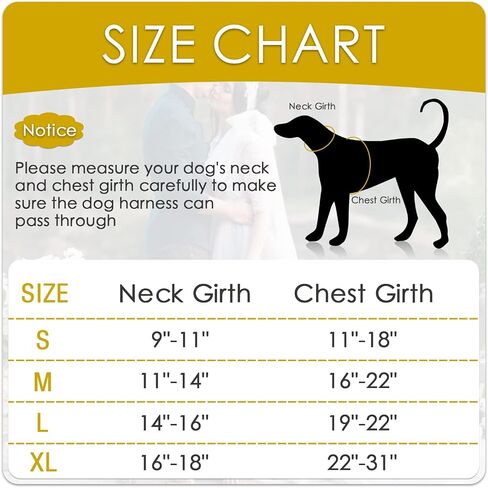 BRKURLEG Dog Vest Tuxedo Harness, Adjustable Dog Harness No Pull for Small Medium Dogs, Dog Wedding Attire Harness with Bow Tie, Comfort Padded Tuxedo Pet Walking Harness in Saudi Arabia