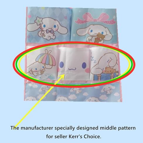 Kerr's Choice Wall Door Closet Hanging Storage Bag Cute Wall Bag Cute Nursery Room Decor Room Storage Gift for Girls Women in Kuwait