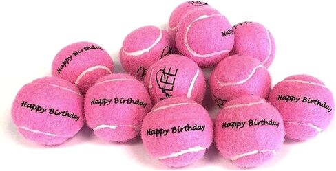كرات تنس Midlee Happy Birth Dog (عبوة من 12 قطعة) (صغير، أزرق) in Saudi Arabia