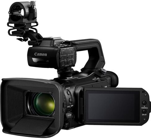 Canon XA75 UHD 4K30 Camcorder with Dual-Pixel Autofocus (5735C002) + 64GB Memory Card + BP828 Battery + BP820 Charger + Filter Kit + Bag + LED Light + Card Reader + More (Renewed) in Saudi Arabia