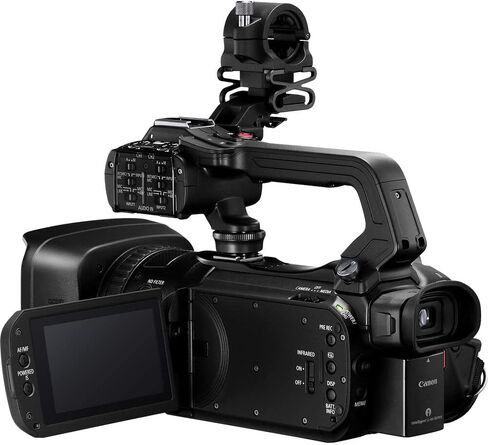 Canon XA75 UHD 4K30 Camcorder with Dual-Pixel Autofocus (5735C002) + 64GB Memory Card + BP828 Battery + BP820 Charger + Filter Kit + Bag + LED Light + Card Reader + More (Renewed) in Saudi Arabia