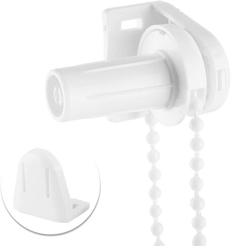 ViaGasaFamido 17mm Roller Blind Fitting Repair Kit, Roller Shade Clutch Bracket Bead Chain Set for Home Window Treatment, Sturdy and Durable in Saudi Arabia