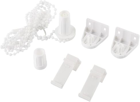 ViaGasaFamido 17mm Roller Blind Fitting Repair Kit, Roller Shade Clutch Bracket Bead Chain Set for Home Window Treatment, Sturdy and Durable in Saudi Arabia