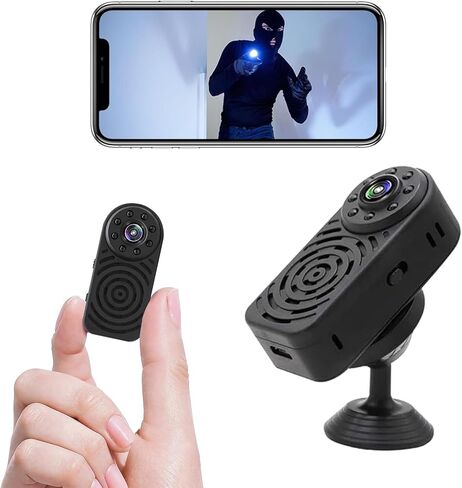 Mini Camera Wireless 1080p Hd Wireless Magnetic Security Camera Compact Indoor Plug-in Smart Security Camera - Night Vision, Motion Dete for Home Baby Pet Monitoring Video (TN2) in Kuwait