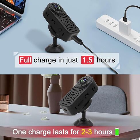 Mini Camera Wireless 1080p Hd Wireless Magnetic Security Camera Compact Indoor Plug-in Smart Security Camera - Night Vision, Motion Dete for Home Baby Pet Monitoring Video (TN2) in Kuwait