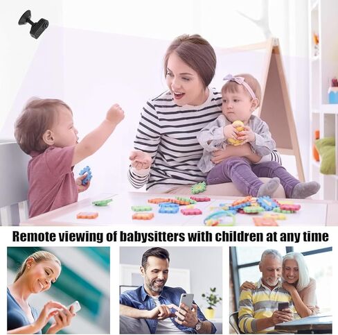 Mini Camera Wireless 1080p Hd Wireless Magnetic Security Camera Compact Indoor Plug-in Smart Security Camera - Night Vision, Motion Dete for Home Baby Pet Monitoring Video (TN2) in Kuwait