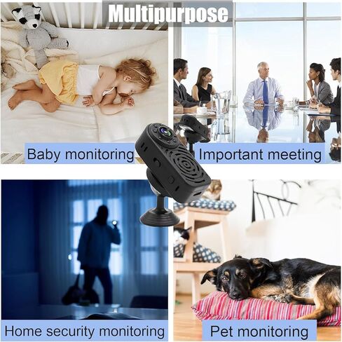 Mini Camera Wireless 1080p Hd Wireless Magnetic Security Camera Compact Indoor Plug-in Smart Security Camera - Night Vision, Motion Dete for Home Baby Pet Monitoring Video (TN2) in Kuwait