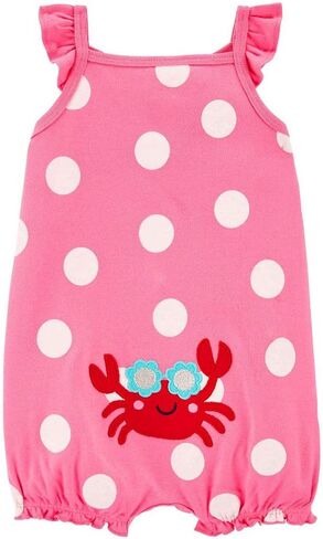 Carter's Baby Girls' Snap Up Cotton Romper in Saudi Arabia