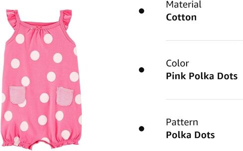 Carter's Baby Girls' Snap Up Cotton Romper in Saudi Arabia