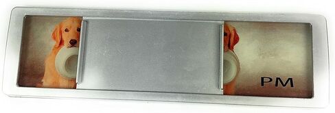 Dog Feeding Magnet with Sliding Indicator, Prevents Over Feeding or Under Feeding in Saudi Arabia