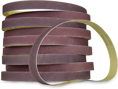 WEN 6515SP180 180-Grit 1 x 30" Sanding Belt Sandpaper (10 Pack) in Saudi Arabia