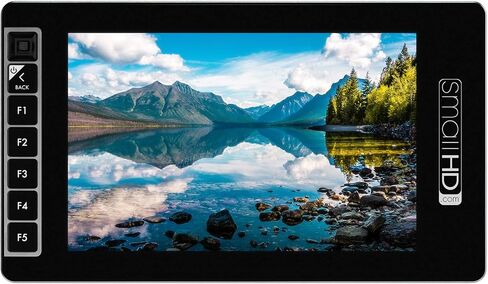 شاشة SmallHD 703 فائقة السطوع على الكاميرا مع شاشة LCD مقاس 7 بوصات بدقة 1920 × 1080، وسطوع 2200 شمعة في المتر المربع، وتقنية 3G-SDI/HDMI in Kuwait