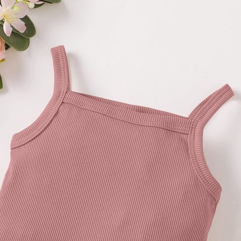 ملابس داخلية OPAWO Onsies للفتيات الصغيرات مكونة من 3 قطع ملابس أطفال محايدة وحزام سباغيتي وأكمام طويلة قميص داخلي للأطفال للخريف 0-2T in Kuwait