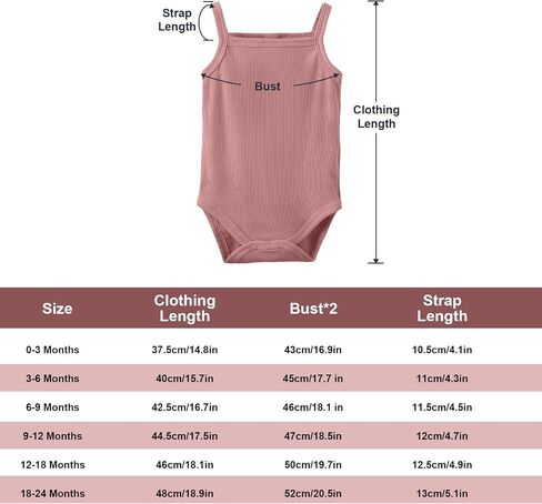 ملابس داخلية OPAWO Onsies للفتيات الصغيرات مكونة من 3 قطع ملابس أطفال محايدة وحزام سباغيتي وأكمام طويلة قميص داخلي للأطفال للخريف 0-2T in Kuwait