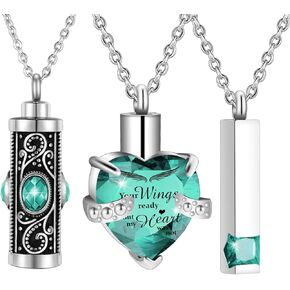 SOITIS الجرار القلائد للرماد الكبار الذكور مجوهرات جنائزية للرماد الفولاذ المقاوم للصدأ تذكار قلادة الحرق لرماد الإنسان in Kuwait