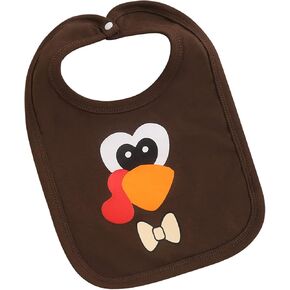 صدريات أطفال من Menglang لعيد الشكر، صدريات أطفال لعيد الشكر الأول، عبوة واحدة للجنسين من مرايل لعاب التسنين وتغذية اللعاب in Kuwait