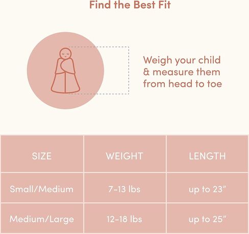 SleepingBaby Zippy Swaddle - بطانية قماط أطفال قطن 100% - كيس نوم بسحاب سفلي مريح - الخشخاش الوردي - صغير/متوسط in Kuwait