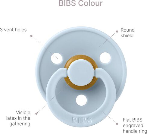 BIBS Pacifiers 0-6 Months | 2-Pack Soothers | BPA-Free Symmetrical Nipple | Made in Denmark | Sage/Hunter Green Colour Pacifier in Saudi Arabia