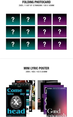 [ميزة المتجر الرسمي] مجموعة ألبوم ديدلوك المصغر الثالث من اكس ديناري هيروز (ازرق واحمر) in Kuwait