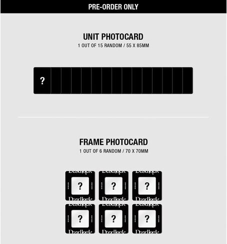 [ميزة المتجر الرسمي] مجموعة ألبوم ديدلوك المصغر الثالث من اكس ديناري هيروز (ازرق واحمر) in Kuwait