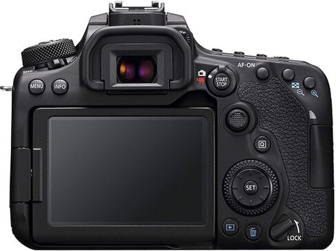 Canon EOS 90D DSLR Camera w/EF-S 18-55mm F/4-5.6 STM Zoom Lens + 64GB Memory Card, Case, Hood, Tripod, Grip-Pod, Filter, Professional Photo Bundle(24pc) in Saudi Arabia