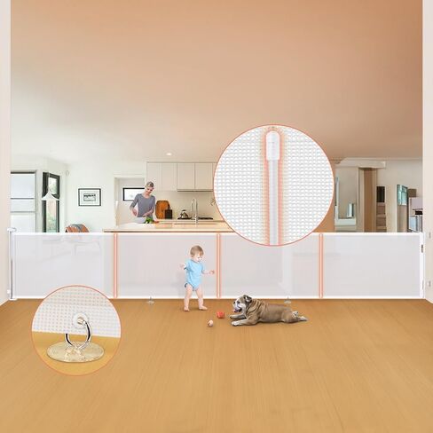 بوابات أطفال قابلة للسحب بعرض 200 بوصة، بوابة أطفال قابلة للسحب بطول 35 بوصة للدرج، بوابة أطفال شبكية قابلة للسحب للمطبخ، بوابة قابلة للسحب داخلية/خارجية مع قضبان تقوية من الألياف الزجاجية للممرات in Kuwait