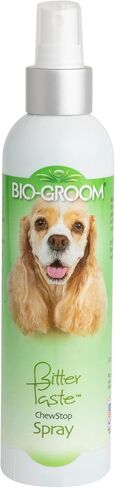 Bio-Groom Bitter Taste ChewStop Spray– No Chew Spray for Dogs, Essential Dog Training & Behavior Aids, Cruelty-Free, Made in USA, Bitter Dog Spray – 8 fl oz 1-Pack in Saudi Arabia