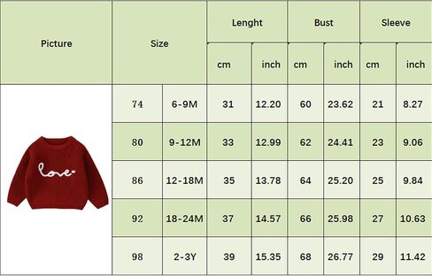 Toddler Baby Girl Valentines Day Outfit Love Heart Embroidery Knit Sweater Long Sleeve Shirts Valentines Day Gifts in Kuwait