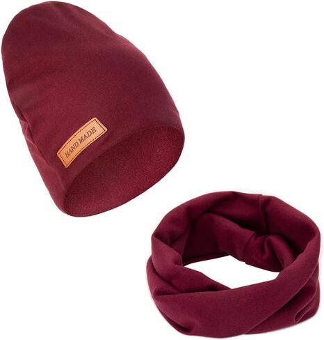 4 قطع قبعات شتوية للأطفال ووشاح مجموعة الرضع طفل صغير دافئ قبعة طفل بنين بنات قبعة الأطفال لينة تمتد كاب in Kuwait