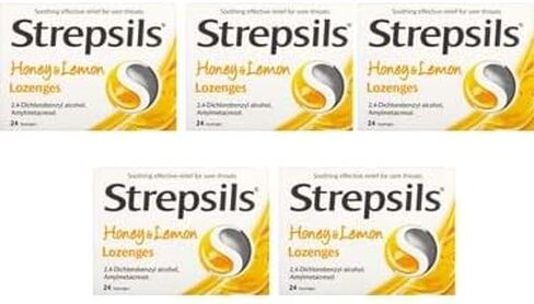 5x حبوب السعال من ستربسلز بالعسل والليمون تخفف من التهاب الحلق بسعر الجملة مصنوعة في تايلاند in Kuwait