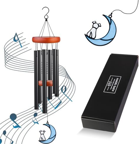 Pet Memorial Wind Chime Personalized Pet Dog Memorial Gifts for Loss of Dog Sympathy Gift Dog Passing Away Gifts Remembrance Grieving Gifts in Kuwait