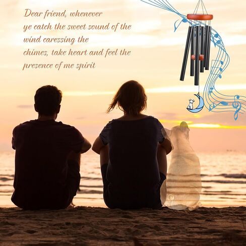 Pet Memorial Wind Chime Personalized Pet Dog Memorial Gifts for Loss of Dog Sympathy Gift Dog Passing Away Gifts Remembrance Grieving Gifts in Kuwait