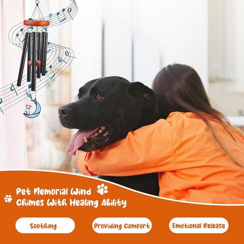 Pet Memorial Wind Chime Personalized Pet Dog Memorial Gifts for Loss of Dog Sympathy Gift Dog Passing Away Gifts Remembrance Grieving Gifts in Kuwait