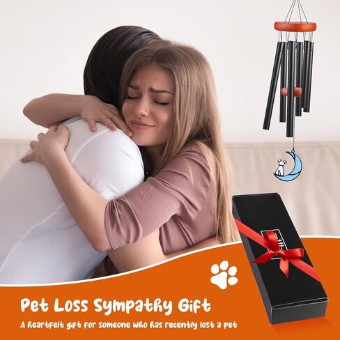 Pet Memorial Wind Chime Personalized Pet Dog Memorial Gifts for Loss of Dog Sympathy Gift Dog Passing Away Gifts Remembrance Grieving Gifts in Kuwait
