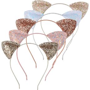 Lee Design Glitter Cat Ears Cute Cat Ears Glitter Hair Bands Cat Ears Headband for Daily Wearing and Party Decorations in Kuwait