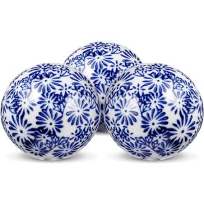 iplusmile 3pcs Ceramic Decorative Ball Floating Ceramic Balls Ceramic Decor Balls Floating Balls Floating Decor Balls Home Furnishing Decor Floating Pool Balls Home Decor Water Pool Balls