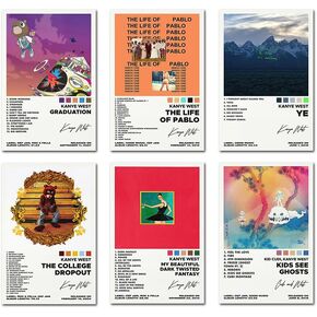 A Set of 6 canvas posters,Drake Poster Views Poster Certified Lover Boy Poster Nothing Was The Same Poster More Life Poster Take Care Poster 6 Piece Set,8x12IN Canvas Prints Unframed Set of 6 in Saudi Arabia