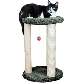 New Cat Condos Premier Round Multi Scratcher, Brown