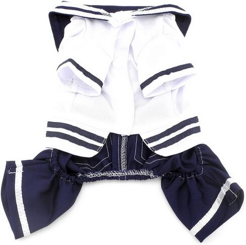 بدلة قبطان بحري للأولاد من SELMAI بدلة سيمان ملابس للكلاب الصغيرة والقطط والجرو تي شيرت مع سراويل ملابس تشيهواهوا S in Kuwait