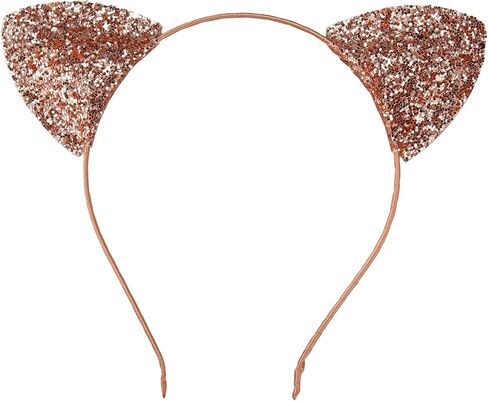 Lee Design Glitter Cat Ears Cute Cat Ears Glitter Hair Bands Cat Ears Headband for Daily Wearing and Party Decorations in Kuwait