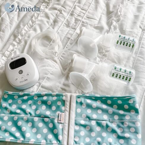 Ameda MYA Breast Pump Replacement Flanges 24mm, Comfort Fit Angled Flange, 2 Count (1 Pair) | Discontinued | NOT Compatible with The MYA Joy or MYA Joy Plus in Saudi Arabia