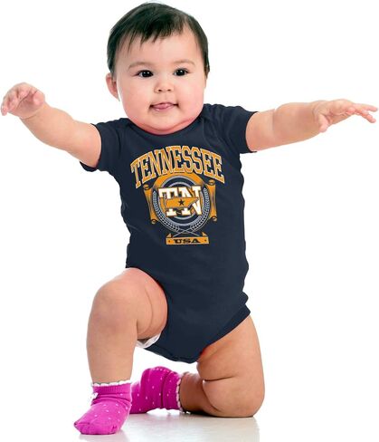 Brisco Brands Tennessee TN Pride Southern Hometown Baby Romper Boys or Girls in Saudi Arabia