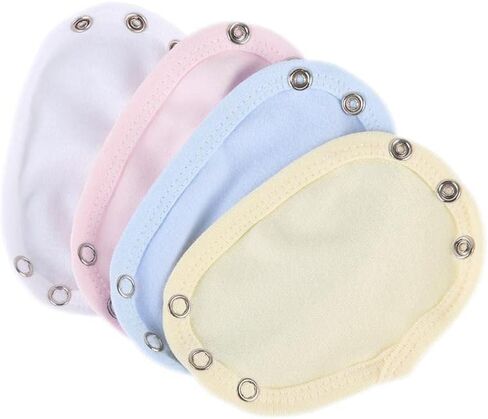 gofidin 4PC Baby Bodysuit Extender for Baby Boys Girls Kids Romper Crotch Extenter Bodysuit Jumpsuit Diaper Romper Lengthen Extend Film(multicolor), Multicolor, One Size in Saudi Arabia