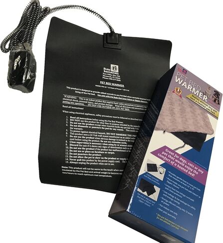 Farm Innovators Pet Bed Warmer for Dogs and Cats, Black in Kuwait