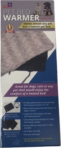 Farm Innovators Pet Bed Warmer for Dogs and Cats, Black in Kuwait