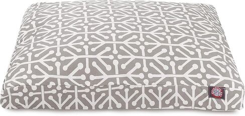 سرير كلب أروبا مستطيل كبير للاستخدام الداخلي والخارجي مع غطاء قابل للإزالة والغسل من Majestic Pet Products in Kuwait